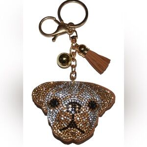 Bulldog Bling Bag Charm/Keychain